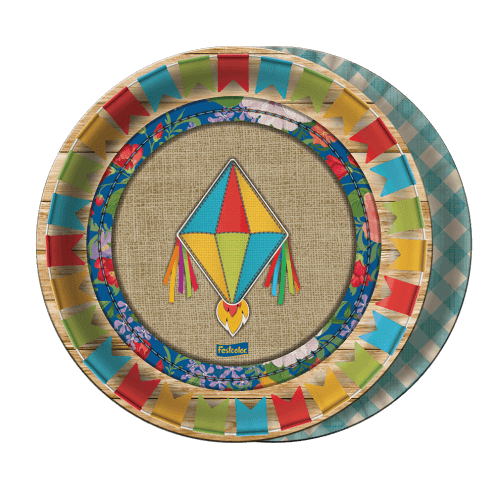 بشقاب پذیرایی کاغذی 6 تایی